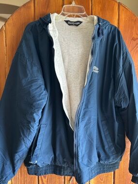 Men's Navy Bud Light Hooded Jacket with Gray Liner